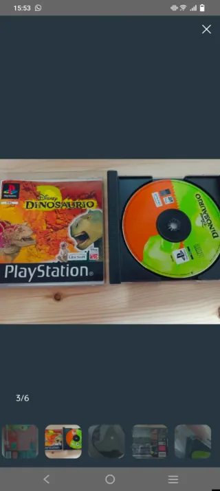 Juego 007 Racing y Dinosaurios ps1
