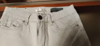 Pantaloni beige cotone luxury