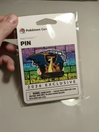 Pin Pokémon Mega Charizard Y 2026 Exclusivo