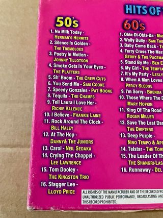 Hits of the 50s, 60s, 70s 3 CD Set