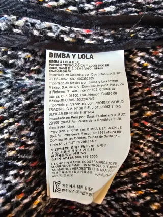 Abrigo BIMBA Y LOLA Nuevo