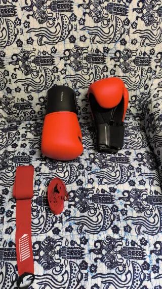 Guantes de Boxeo Rojos 15€