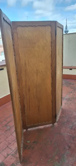 Biombo de Madera de 3 Piezas