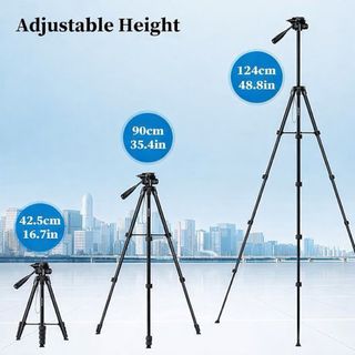 Trípode JOILCAN 124cm para Móvil y Cámara