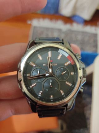 Orologio Tommy Hilfiger Mason Uomo Nero Oro
