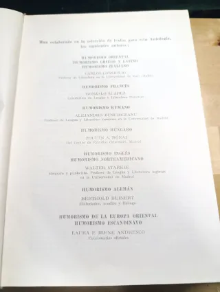 Antología del humorismo de la literatura universal