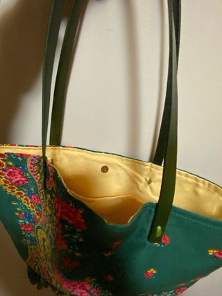 Bolso Tote Estampado Flores