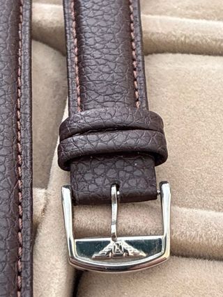 Correa de reloj en piel de becerro para Longines