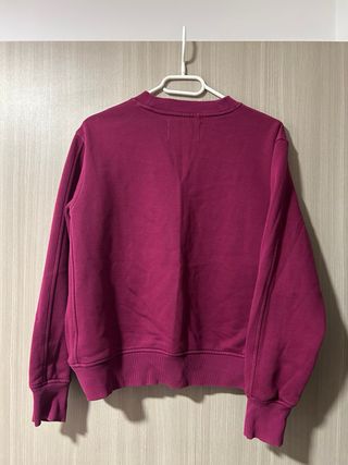 Sudadera Calvin Klein Jeans Morada