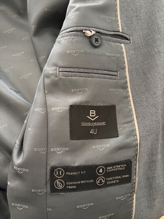 Americana niño Boston gris Talla XS