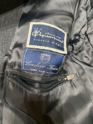 Cappotto uomo grigio made in Italy