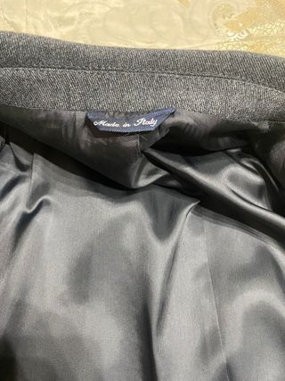 Cappotto uomo grigio made in Italy