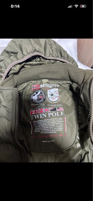 Chaqueta Geographical Norway verde