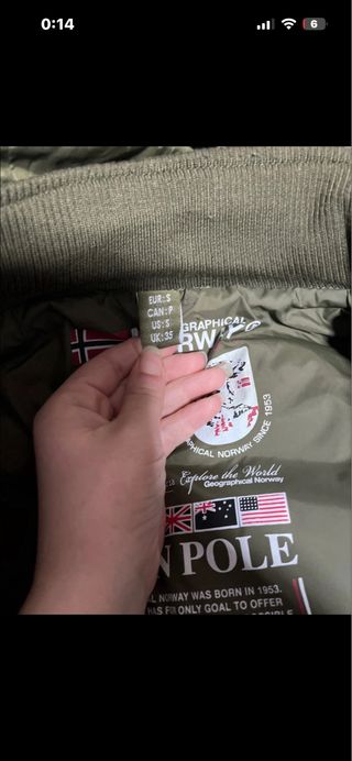 Chaqueta Geographical Norway verde