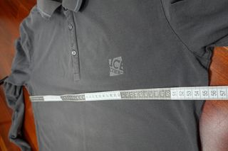 Polo Ice Iceberg gris logo bordado manga larga