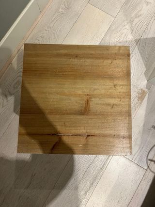 Conjunto 2 mesitas de noche madera rústica