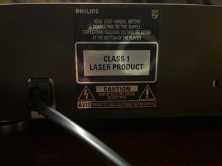 Reproductor CD Philips + mando a distancia