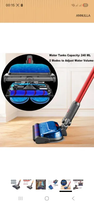 Spazzola lavapavimenti compatibile Dyson