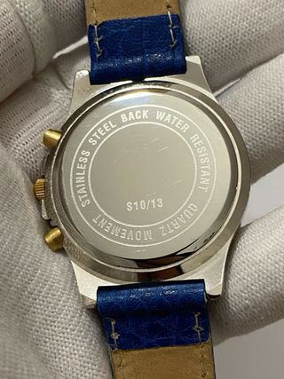 Orologio Guy Gosard Cronografo Blu/Oro