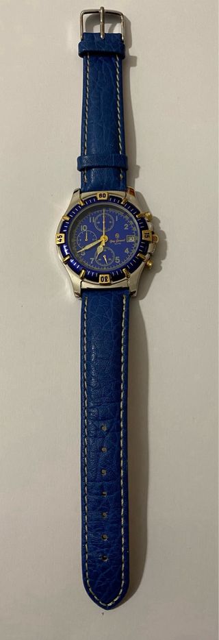 Orologio Guy Gosard Cronografo Blu/Oro