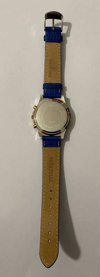 Orologio Guy Gosard Cronografo Blu/Oro