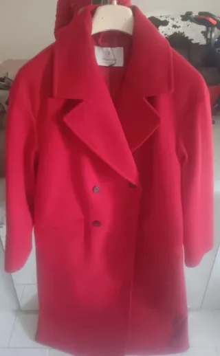 Cappotto Stradivarius Rosso XS