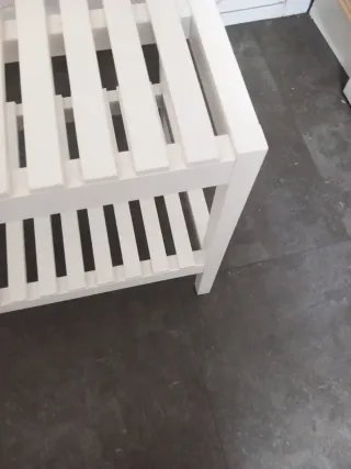 Banco baño Buskan Ikea blanco