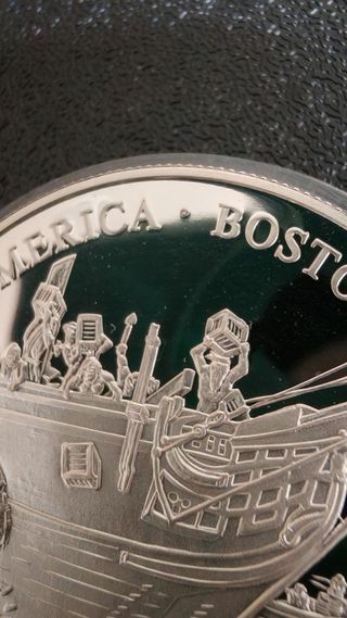 Moneda Plata .999 PROOF 20gr Boston Tea Party