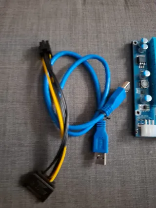 Adaptador Riser PCI-E USB 3.0 SATA