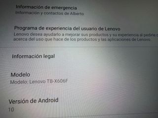 Tablet Lenovo M10 FHD Plus (2ª Gen) Nero