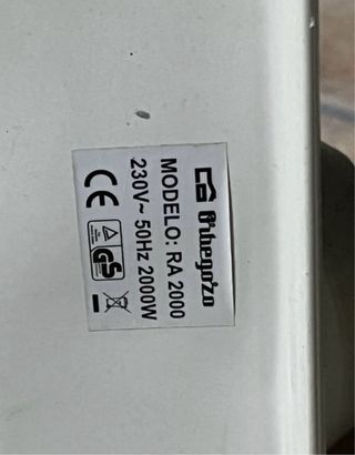 Calentador eléctrico Orbegozo