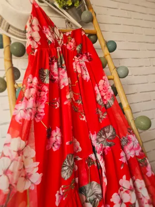 Vestido largo romántico de verano