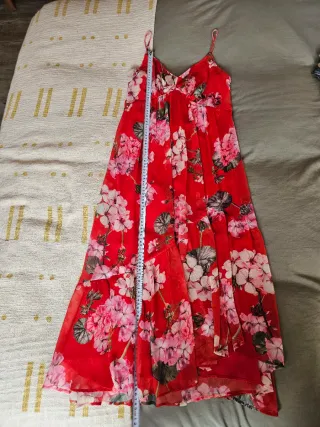 Vestido largo romántico de verano