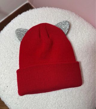 Cappello bambina con orecchie scintillanti