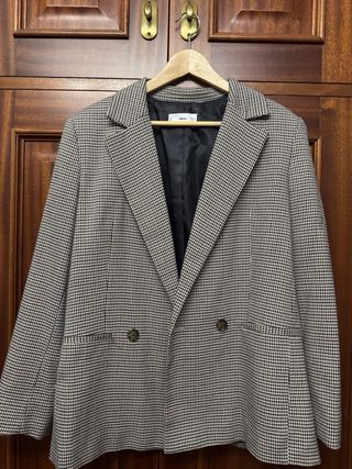 Blazer Zara Gris Talla M