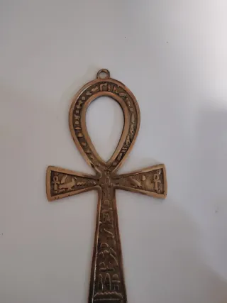 Ankh Egipcio Bronce Jeroglíficos