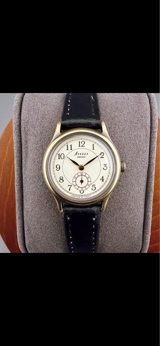 Reloj Seiko Avenue Mujer 1990 Oro Negro