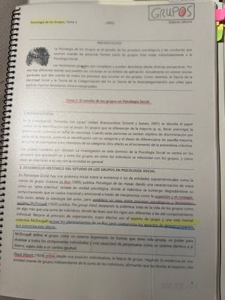 Psicología de los grupos (GRADO) (Spanish Edition)