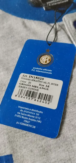Pigiama Inter Ufficiale Junior federazione