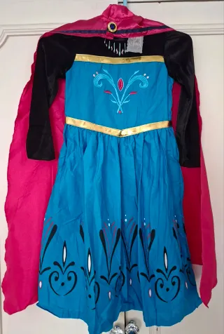 Disfraz Princesa Anna de Frozen t. 120, etiqueta