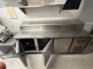 Nevera expositora refrigerada acero inoxidable