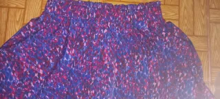 Falda pantalón mujer azul y rosa Nueva a estrenar