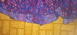 Falda pantalón mujer azul y rosa Nueva a estrenar