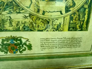 Quadro Mapa Mundo Antigo