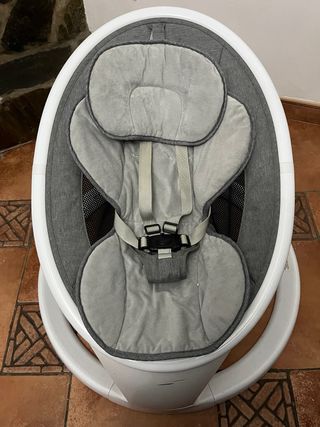 Hamaca Eléctrica Bebé Gris