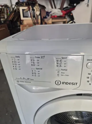 Lavadora Indesit 7kg A+