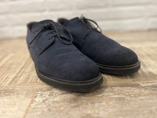 Zapatos de ante azul