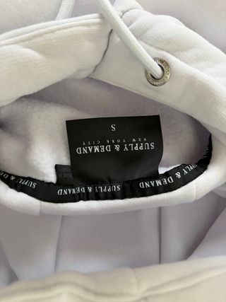 Sudadera niño blanco marca supply & demand