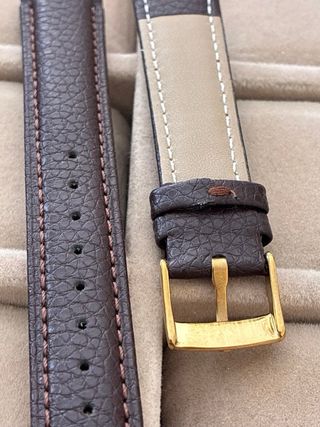 Correa reloj en piel de becerro para Omega 18mm