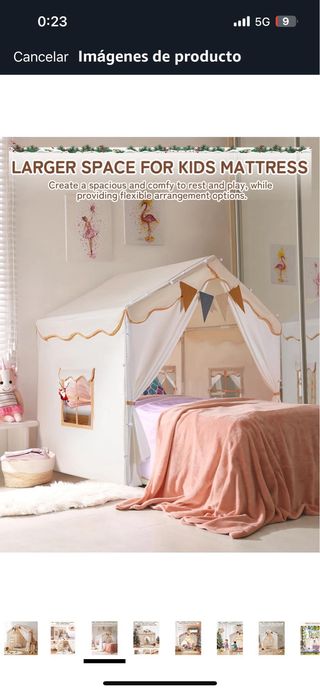 besrey Casita Infantil con alfombra